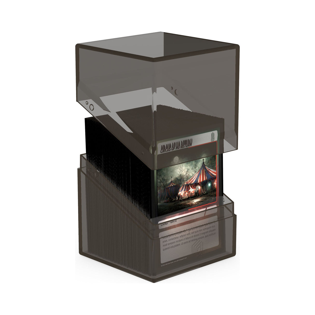 Ultimate Guard - Boulder 100+ Deck Box Clear Onyx