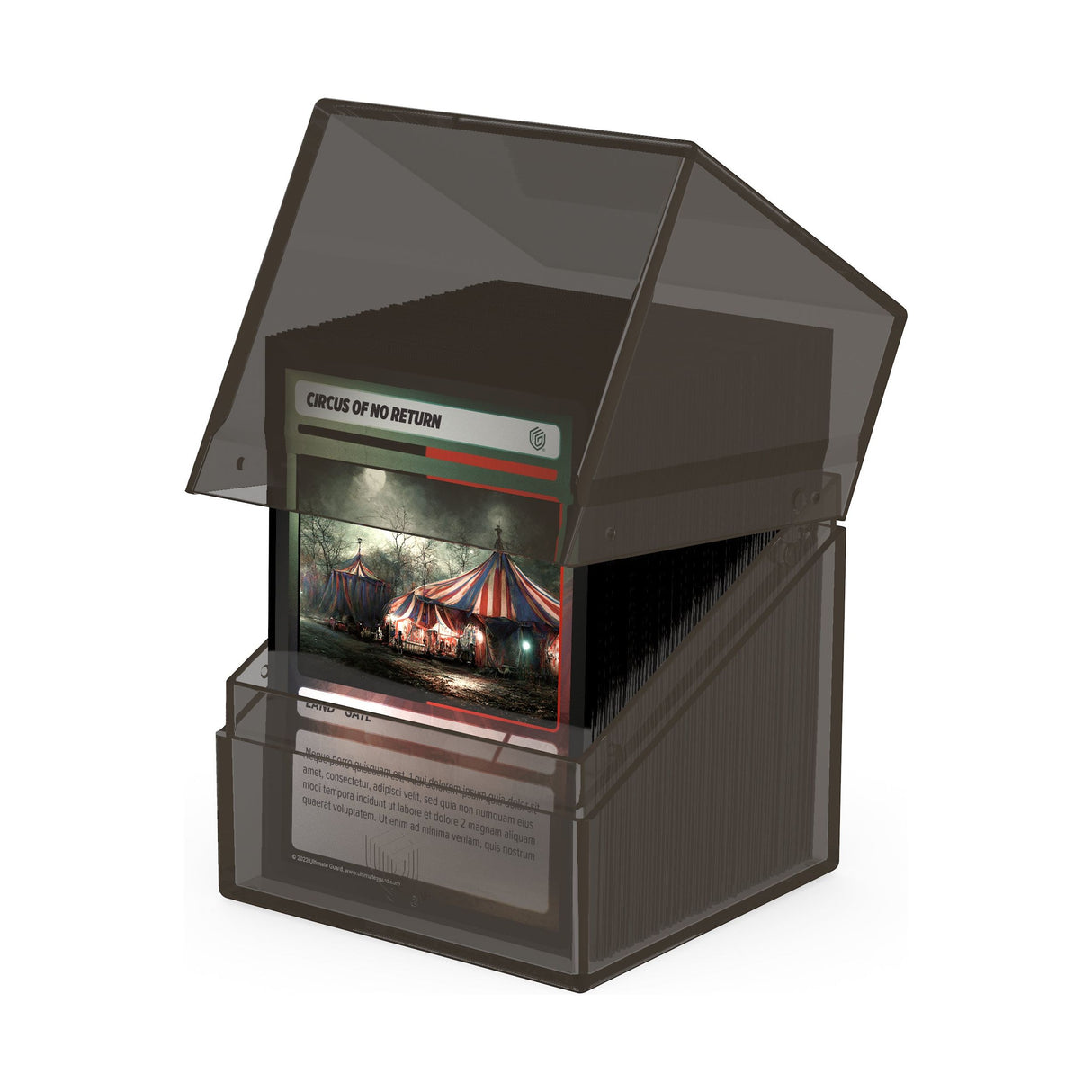 Ultimate Guard - Boulder 100+ Deck Box Clear Onyx