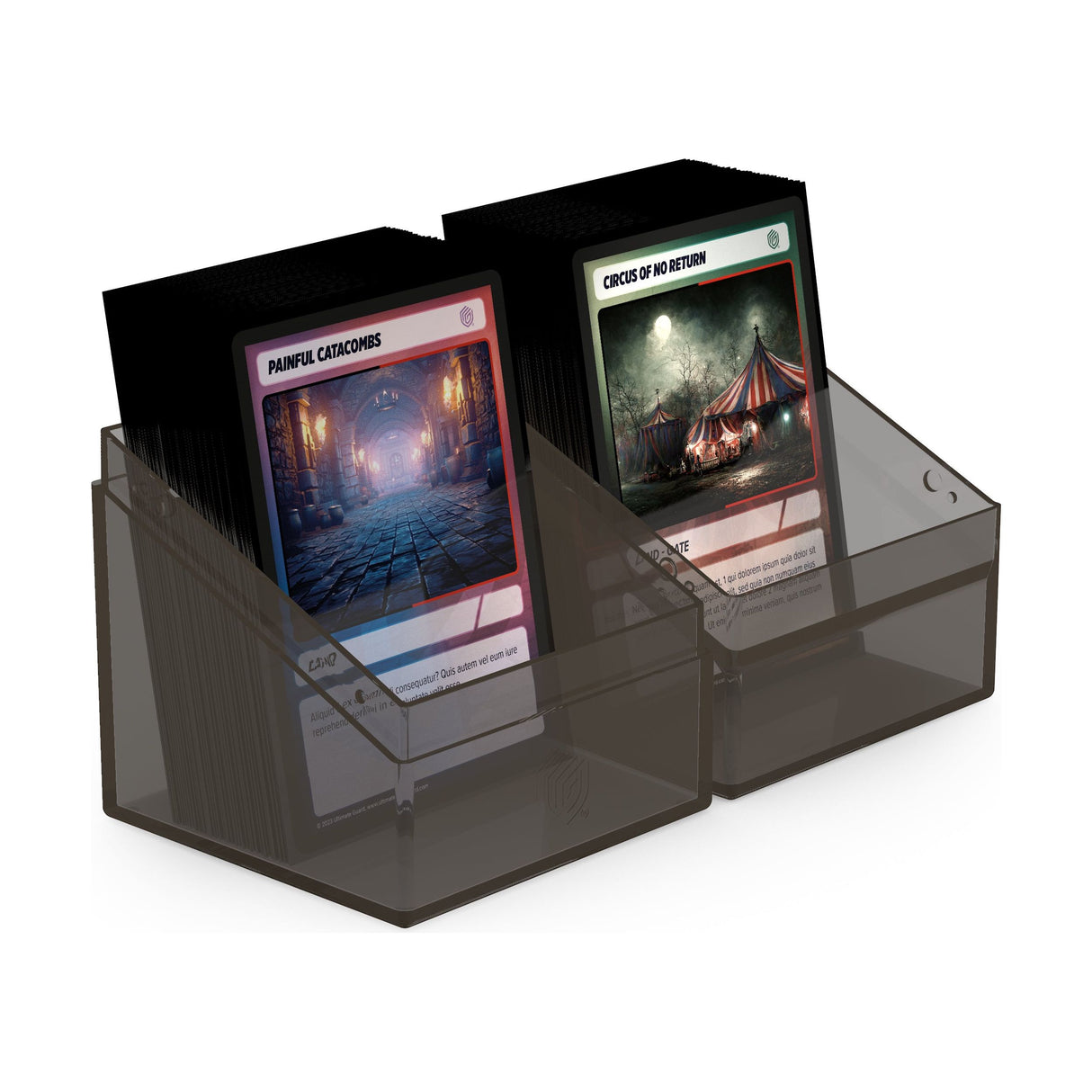 Ultimate Guard - Boulder 100+ Deck Box Clear Onyx