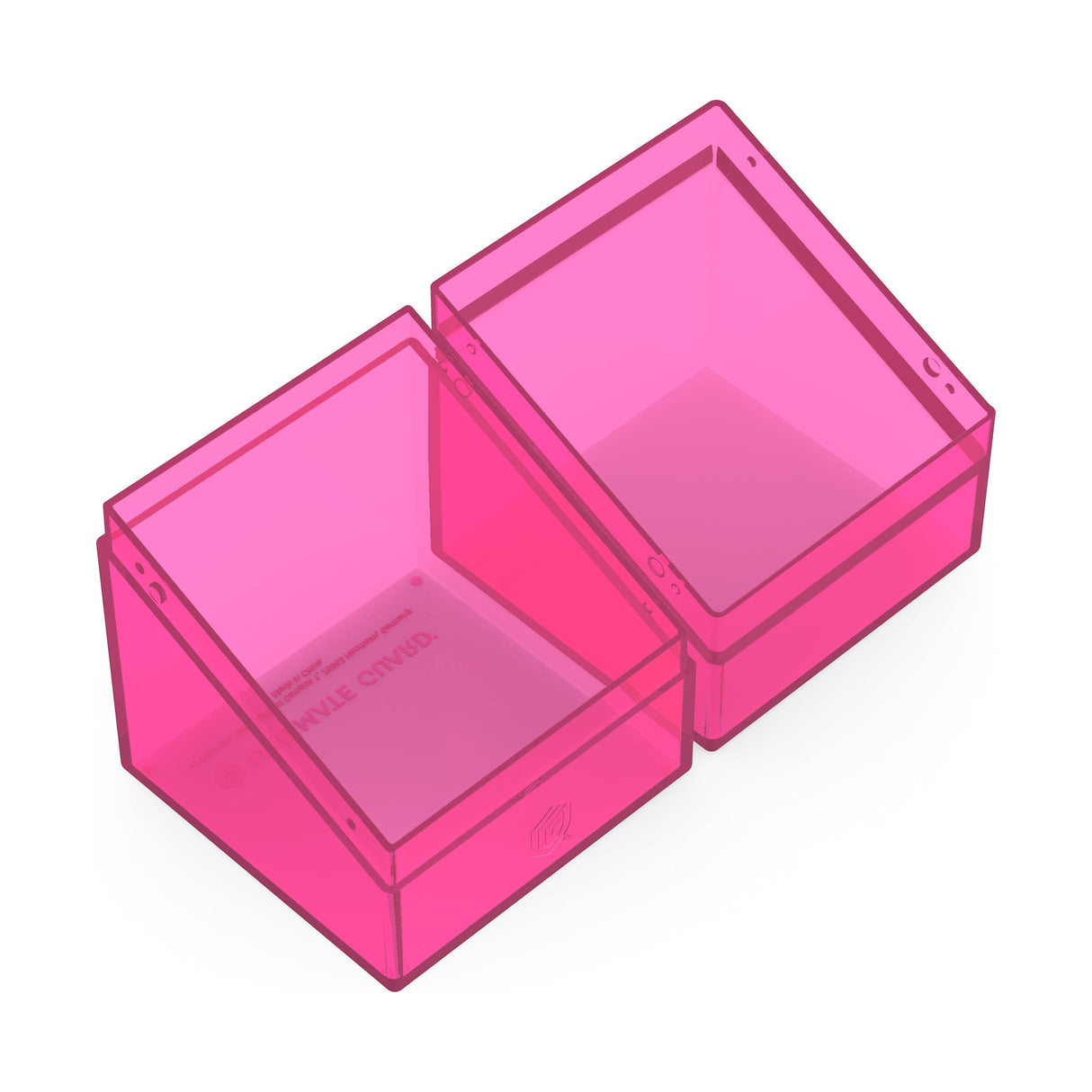 Ultimate Guard - Boulder 100+ Deck Box - Clear Rhodonite