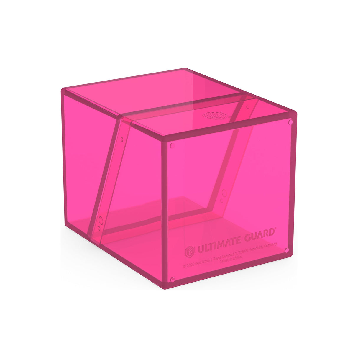 Ultimate Guard - Boulder 100+ Deck Box - Clear Rhodonite