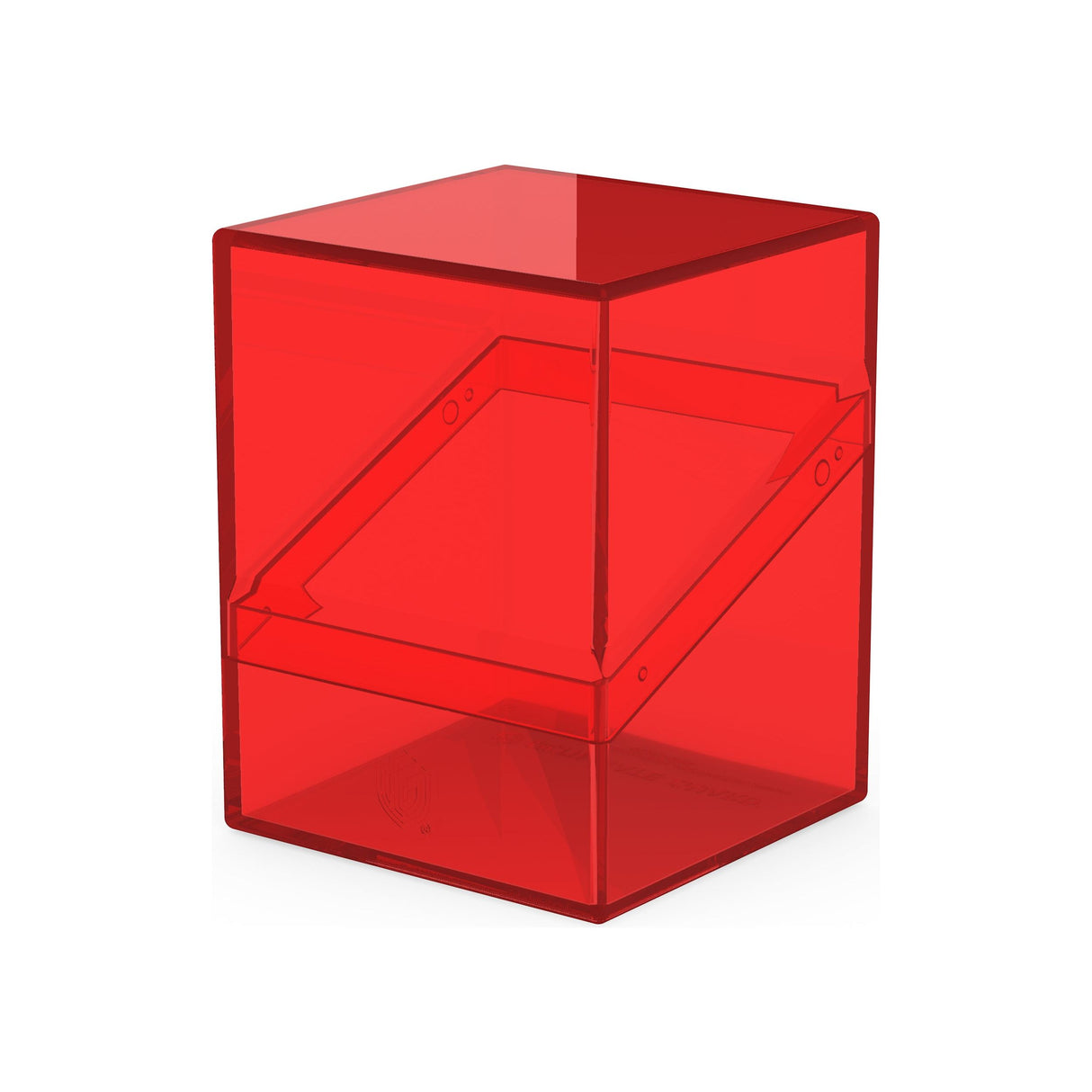 Ultimate Guard - Boulder 100+ Deck Box - Clear Ruby