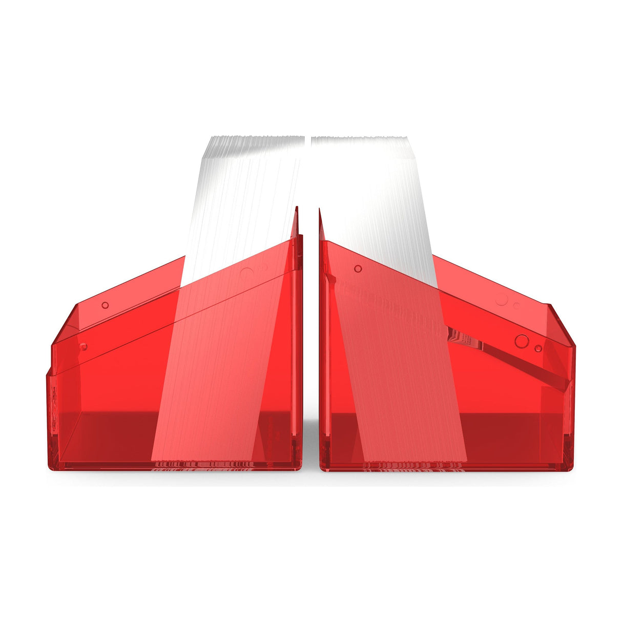 Ultimate Guard - Boulder 100+ Deck Box - Clear Ruby