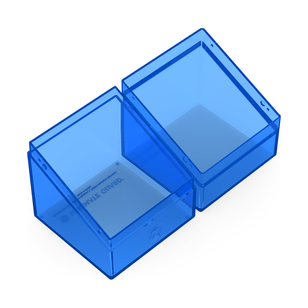 Ultimate Guard - Boulder 100+ Deck Box - Clear Sapphire