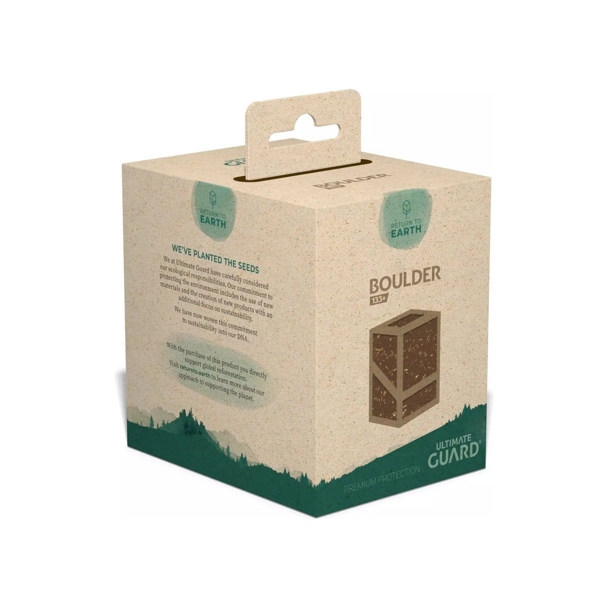 Ultimate Guard - RTE Boulder 133+ Deck Box - Brown