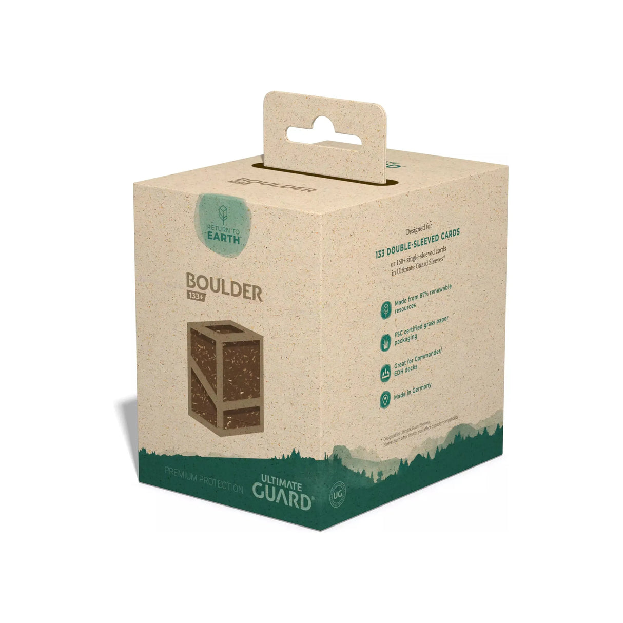 Ultimate Guard - RTE Boulder 133+ Deck Box - Brown