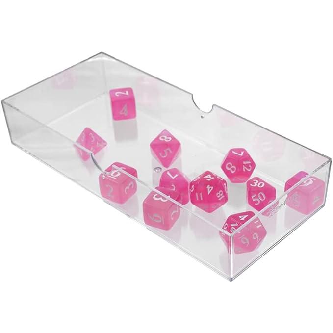 Ultra PRO Eclipse Acrylic RPG Dice Set Hot Pink (11ct) – Set di Dadi Acrilici per Giochi di Ruolo