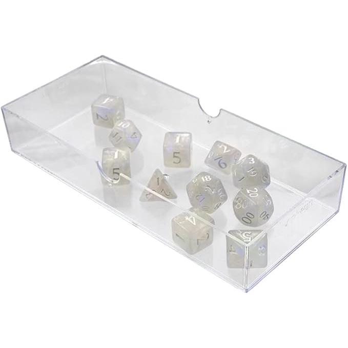Ultra PRO Eclipse Acrylic RPG Dice Set Arctic White (11ct) – Set di Dadi per Giochi di Ruolo
