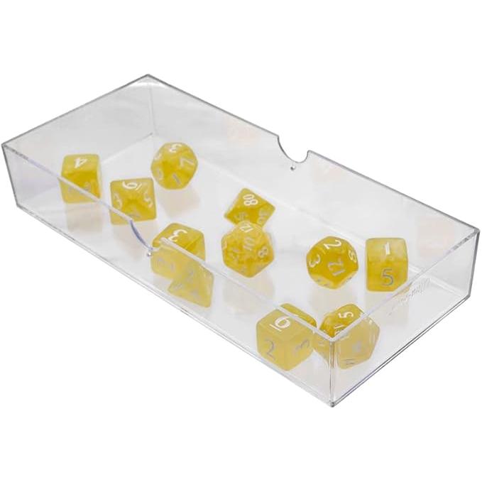 Ultra PRO Eclipse Acrylic RPG Dice Set Lemon Yellow (11ct) – Set di Dadi per Giochi di Ruolo
