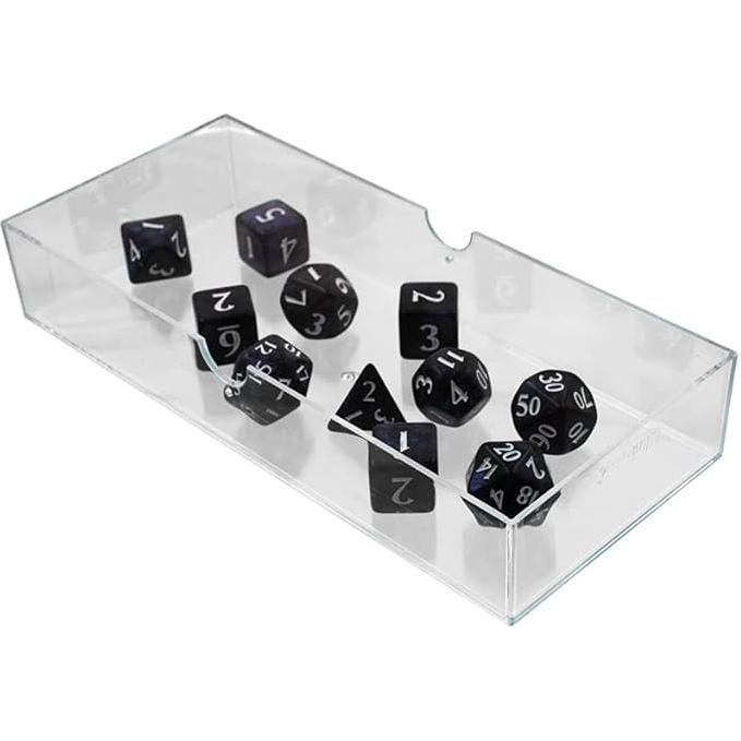 Ultra PRO Eclipse Acrylic RPG Dice Set Jet Black (11ct) – Set di Dadi per Giochi di Ruolo
