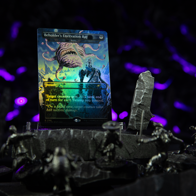 Magic: The Gathering – Secret Lair x Dungeons & Dragons: 50th Anniversary Superdrop: Death is in the Eyes of the Beholder II Rainbow Foil