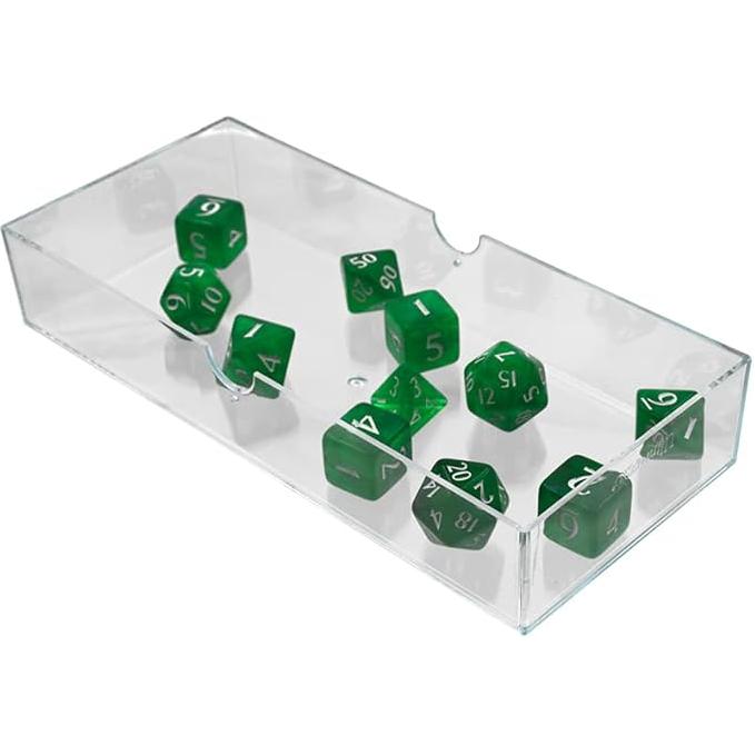 Ultra PRO Eclipse Acrylic RPG Dice Set Forest Green (11ct) – Set di Dadi per Giochi di Ruolo