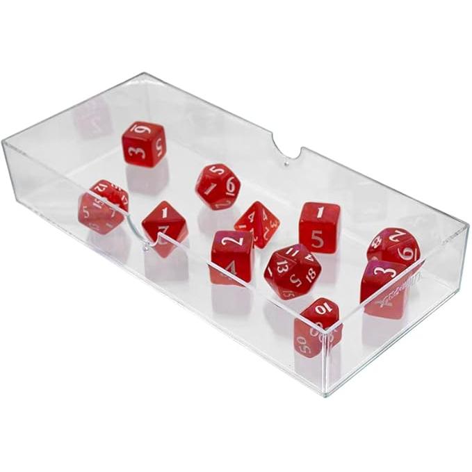 Ultra PRO Eclipse Acrylic RPG Dice Set Apple Red (11ct) – Set di Dadi per Giochi di Ruolo