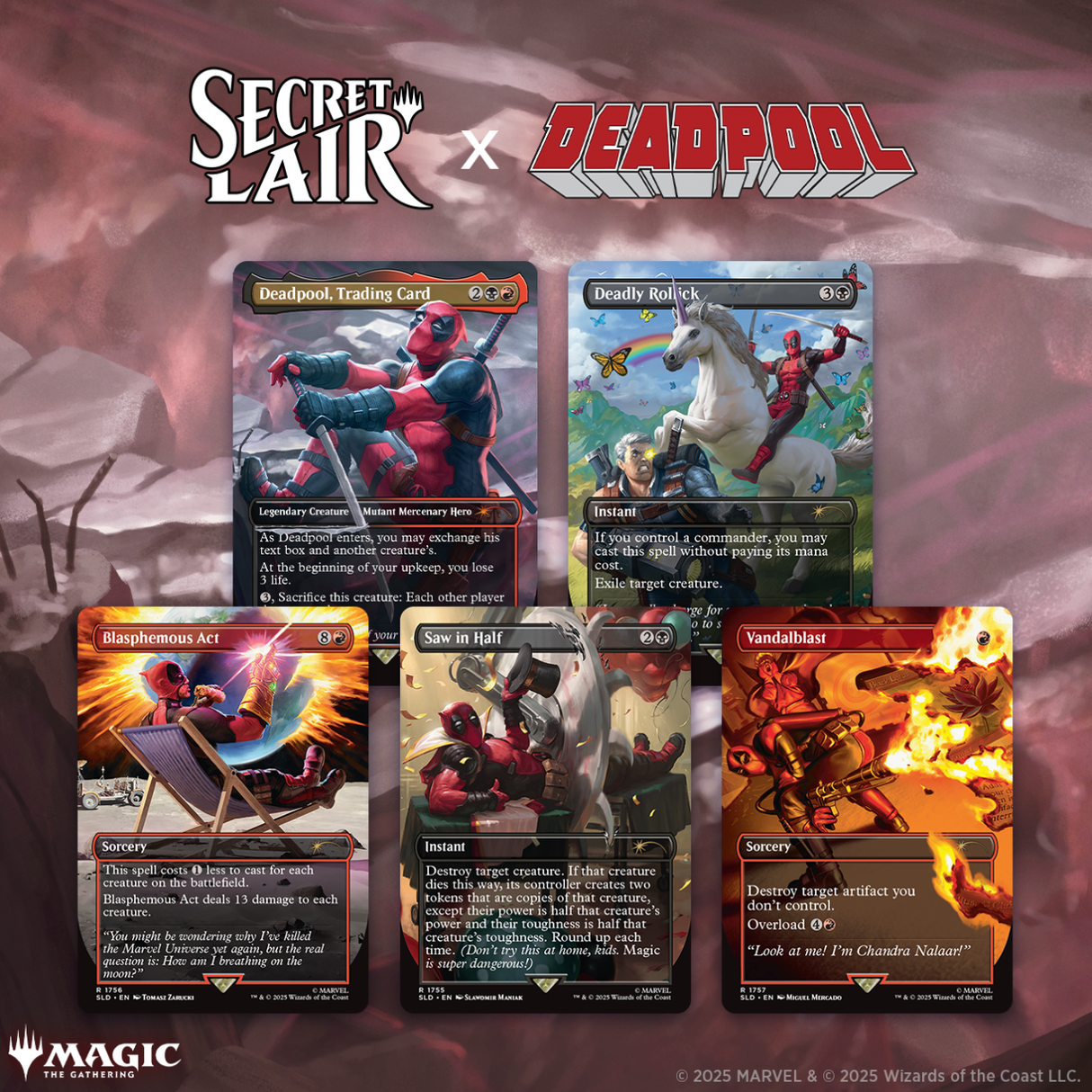 Magic: The Gathering – Secret Lair x Marvel’s Deadpool Nonfoil(Eng)