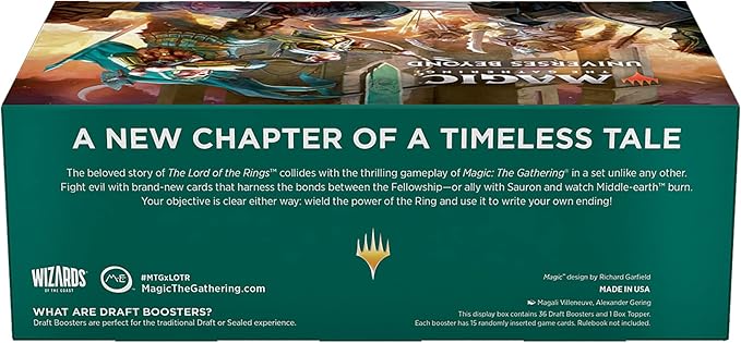 Magic: The Gathering – Universes Beyond - The Lord of the Rings: Tales of Middle-earth - Draft Booster Box (Eng)