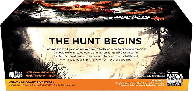 Magic: The Gathering – Innistrad: Midnight Hunt Draft Booster Box (Eng)