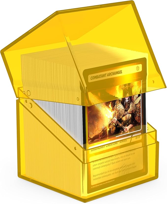 Ultimate Guard - Boulder 100+ Deck Box Clear Amber