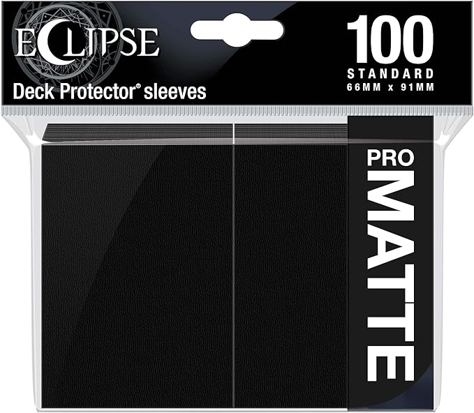 Ultra PRO - Eclipse Sleeves PRO-Matte Jet Black (100)