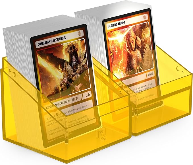Ultimate Guard - Boulder 100+ Deck Box Clear Amber