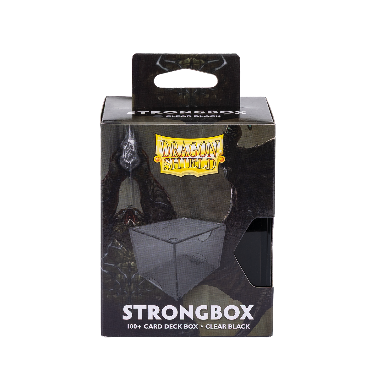 Dragon Shield - Strongbox Clear Black - Deck Box Rigido