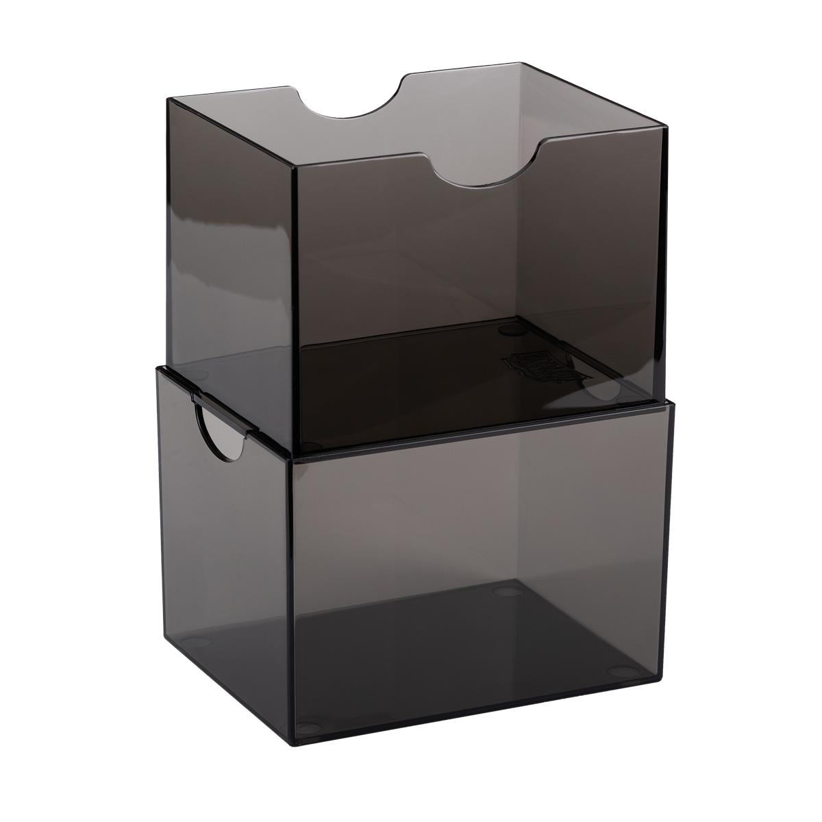 Dragon Shield - Strongbox Clear Black - Deck Box Rigido
