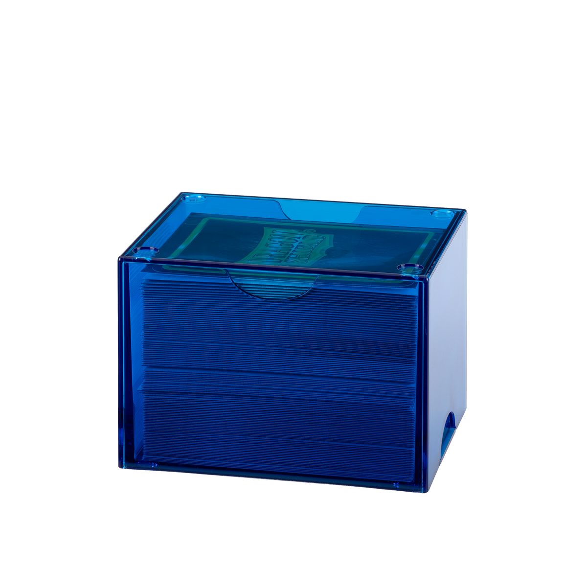 Dragon Shield - Strongbox Clear Blue - Deck Box Rigido