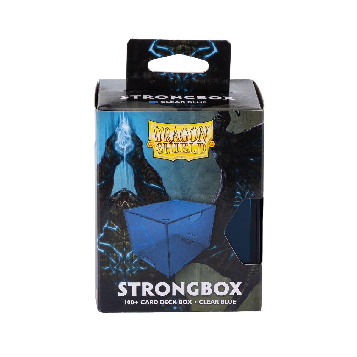 Dragon Shield - Strongbox Clear Blue - Deck Box Rigido