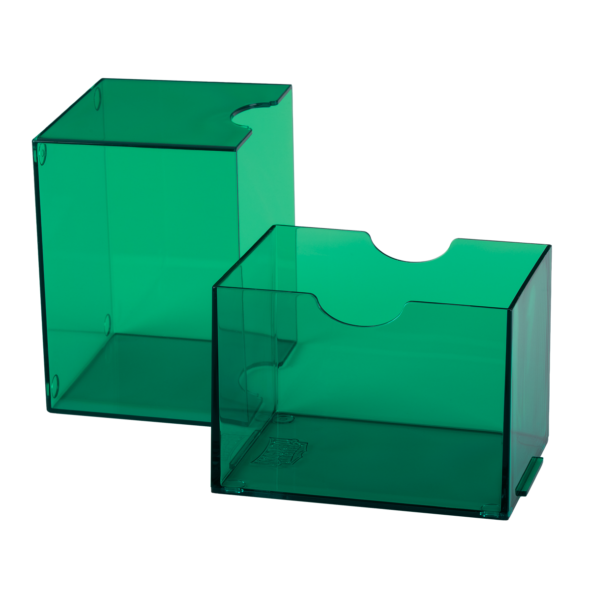 Dragon Shield - Strongbox Clear Green - Deck Box Rigido