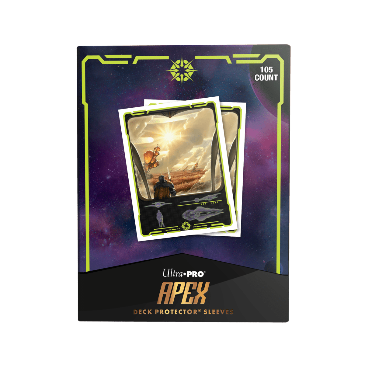 Ultra PRO APEX Sleeves – Magic: The Gathering Edge of Eternities “Adagia, Windswept Bastion” (105 bustine)