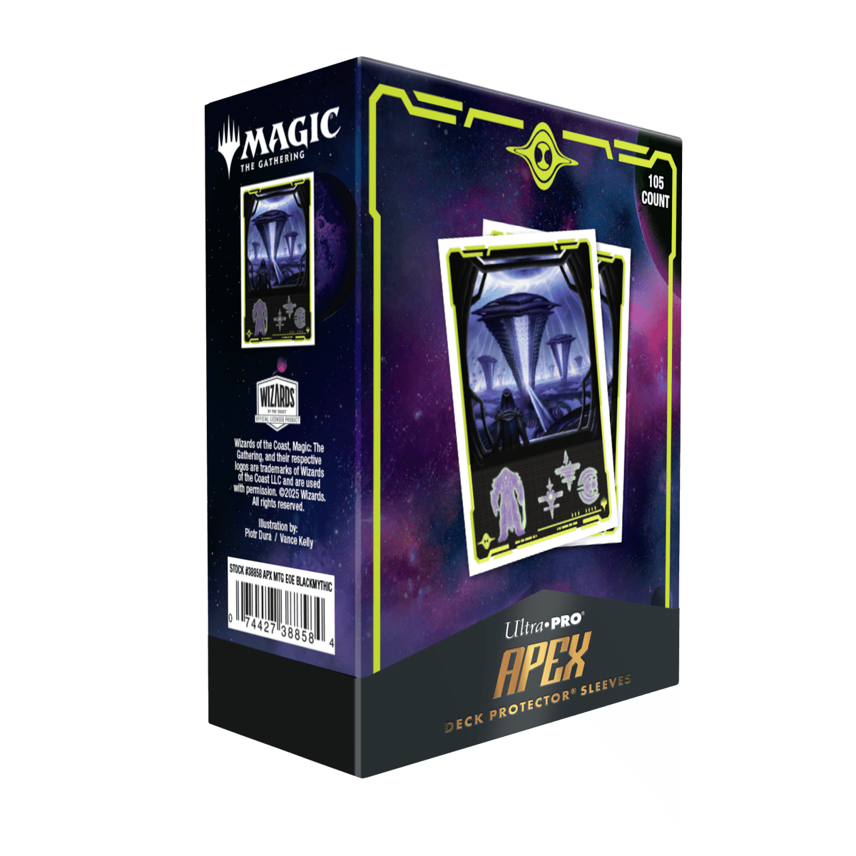 Ultra PRO APEX Sleeves – Magic: The Gathering Edge of Eternities “Susur Secundi, Void Altar” (105 bustine)