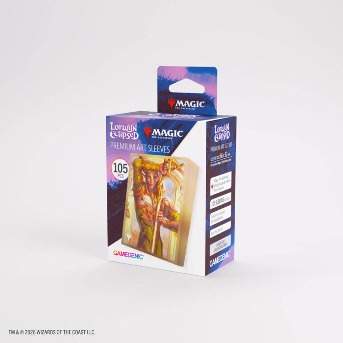 Gamegenic – Magic: The Gathering x Lorwyn Eclipsed Premium Art Sleeves – Morcants Loyalist(105)