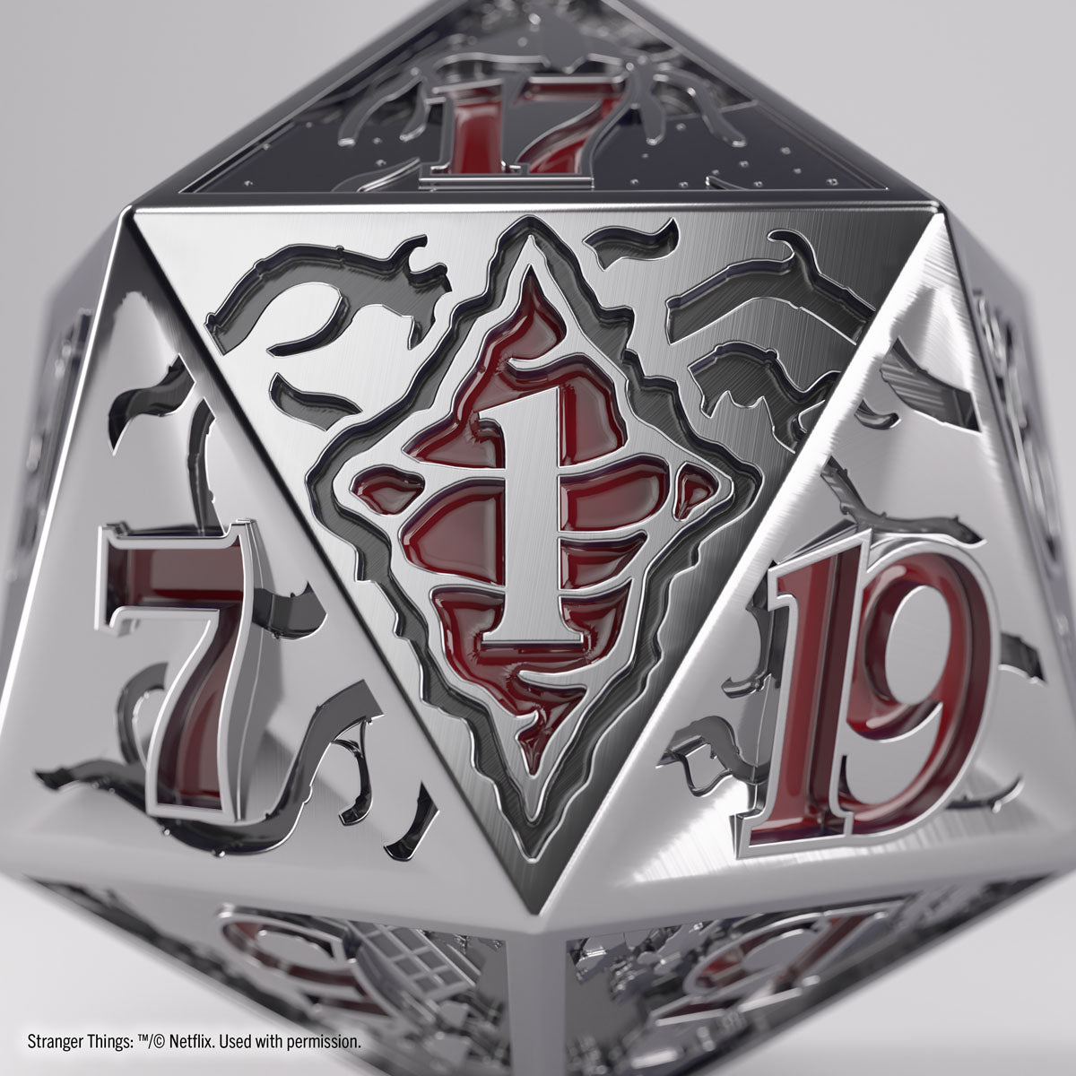 Gamegenic – Stranger Things “Hellfire Club” Premium Metal D20 – 27 mm