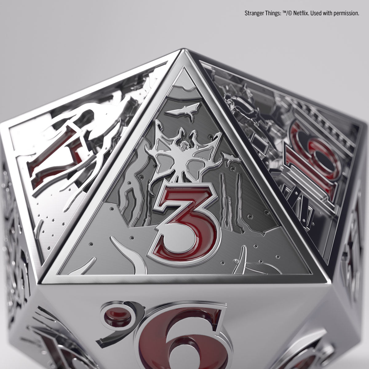 Gamegenic – Stranger Things “Hellfire Club” Premium Metal D20 – 27 mm