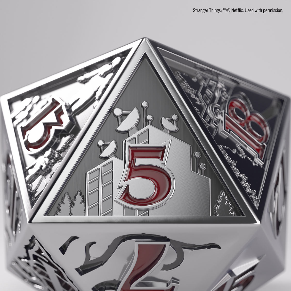 Gamegenic – Stranger Things “Hellfire Club” Premium Metal D20 – 27 mm