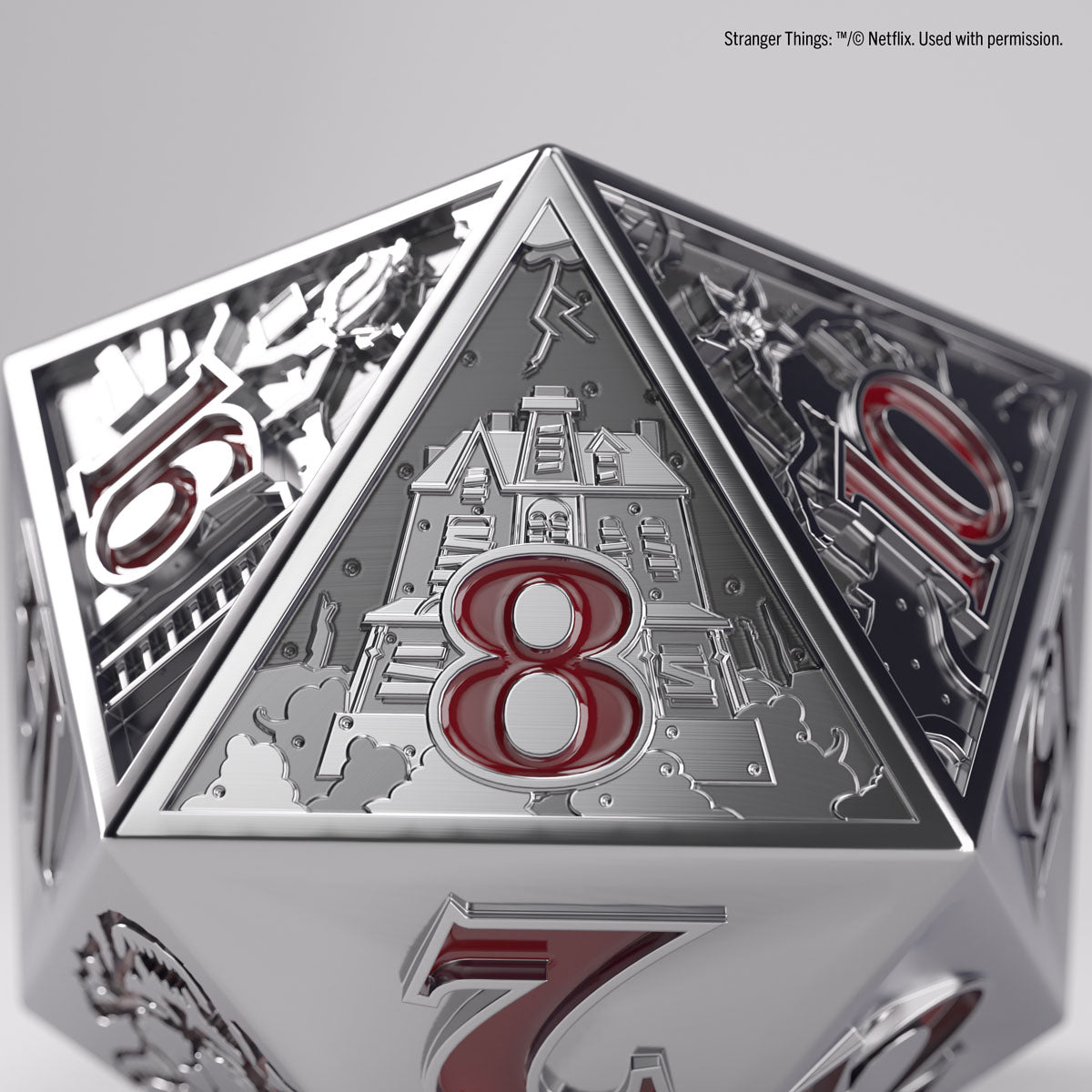 Gamegenic – Stranger Things “Hellfire Club” Premium Metal D20 – 27 mm