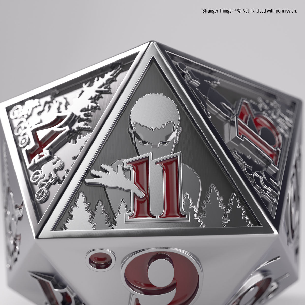 Gamegenic – Stranger Things “Hellfire Club” Premium Metal D20 – 27 mm