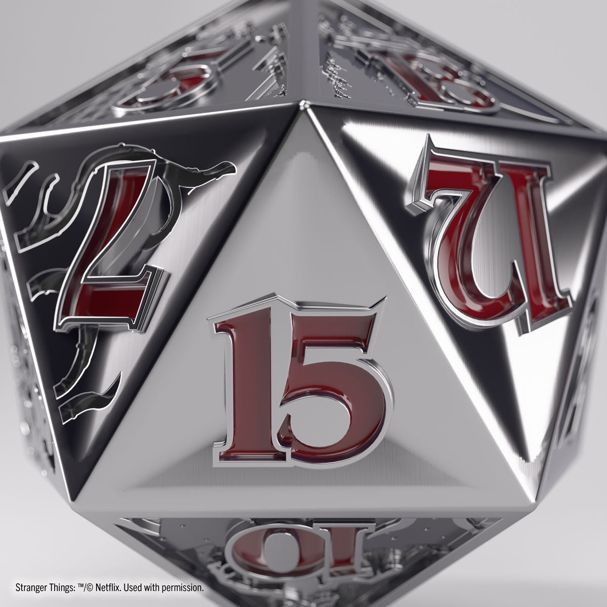 Gamegenic – Stranger Things “Hellfire Club” Premium Metal D20 – 27 mm