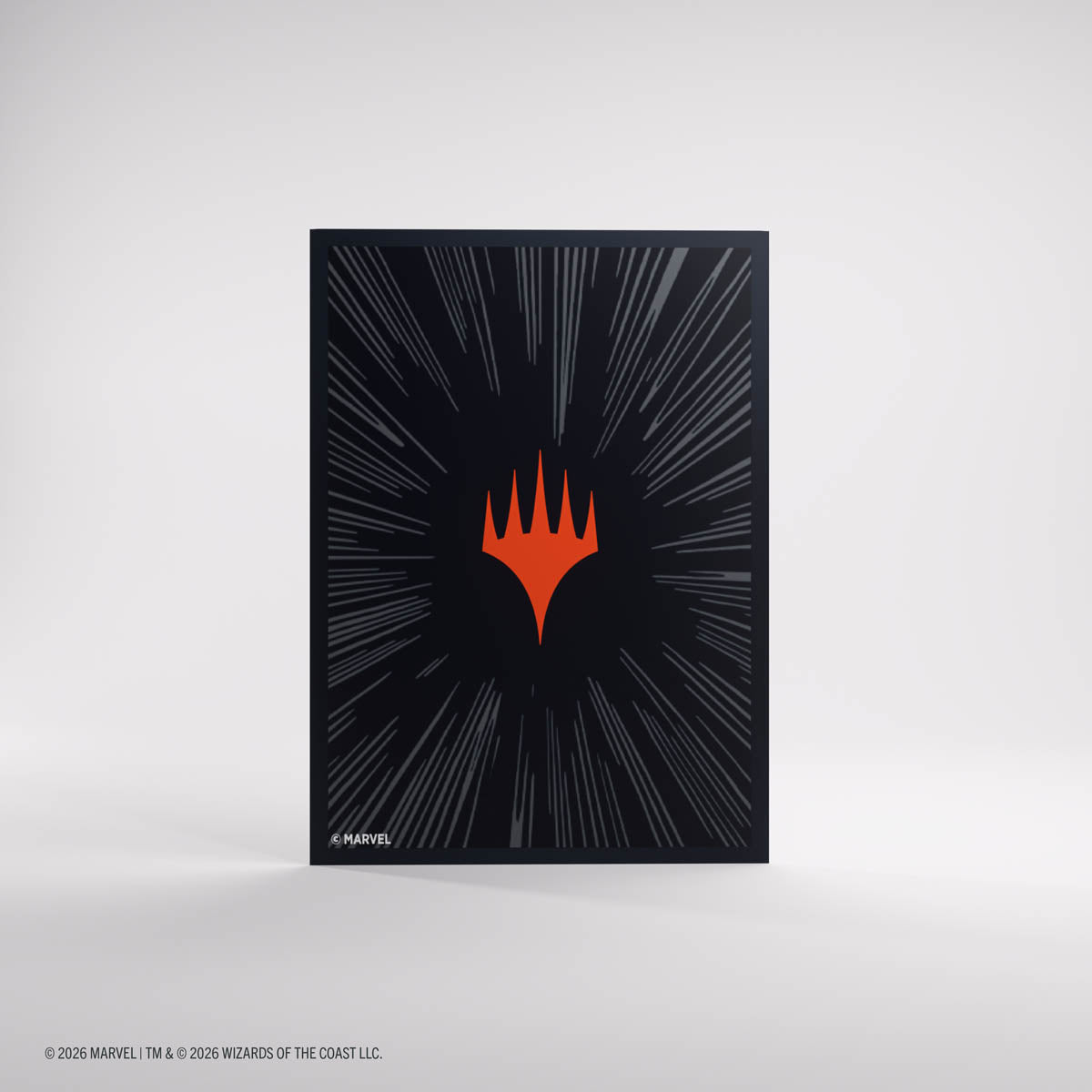 Gamegenic – Magic: The Gathering x Marvel Super Heroes Premium Double Sleeving Pack – Comic Burst Black (105+105)