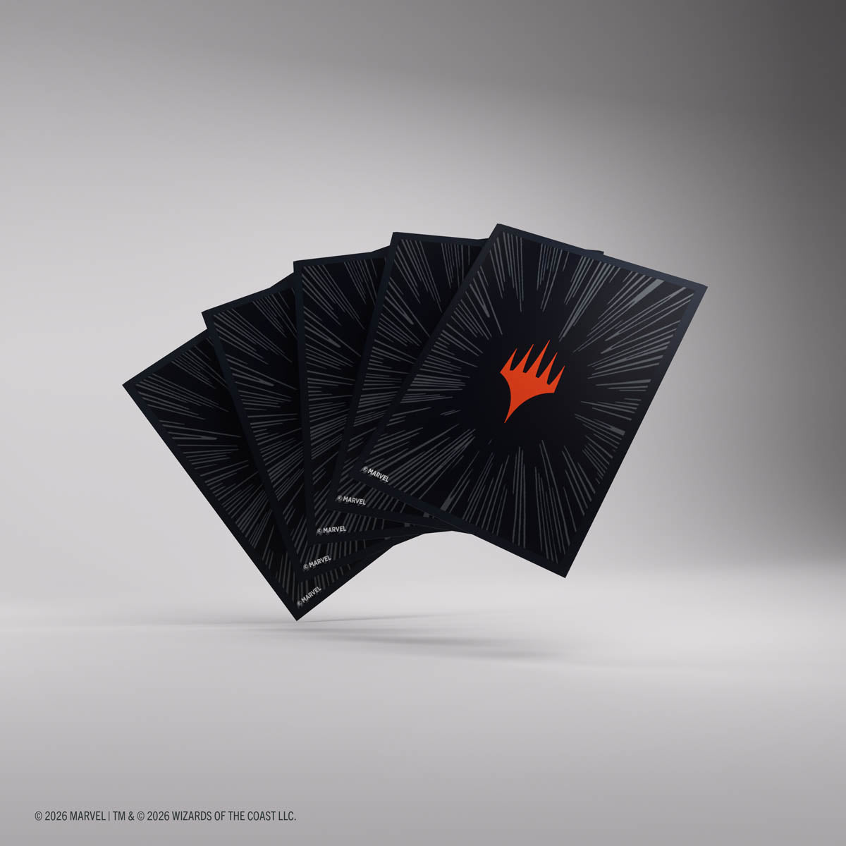 Gamegenic – Magic: The Gathering x Marvel Super Heroes Premium Double Sleeving Pack – Comic Burst Black (105+105)