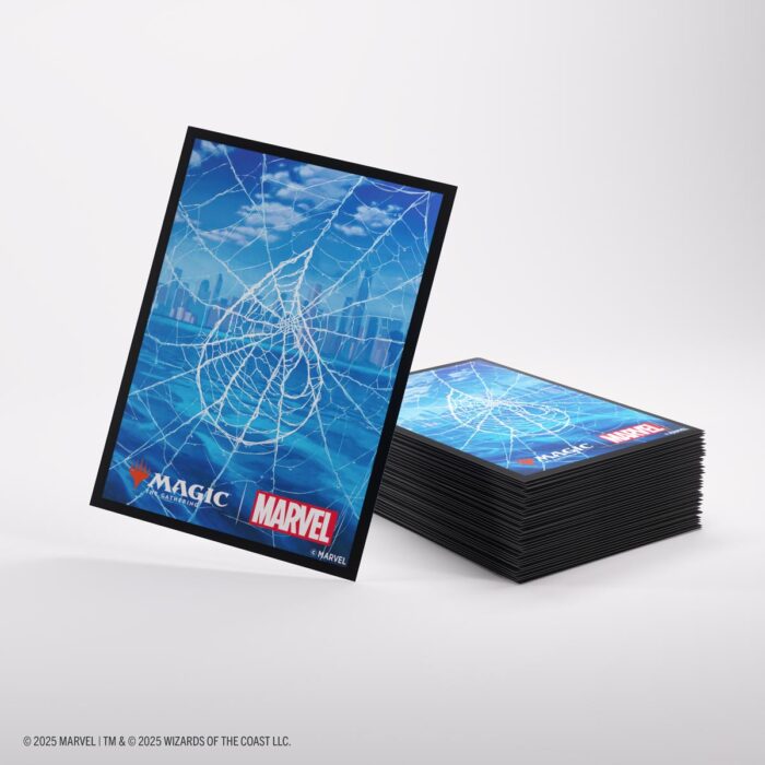 Gamegenic – Magic The Gathering x Spider-Man Premium Art Sleeves – “Spider-Man Island” (105)