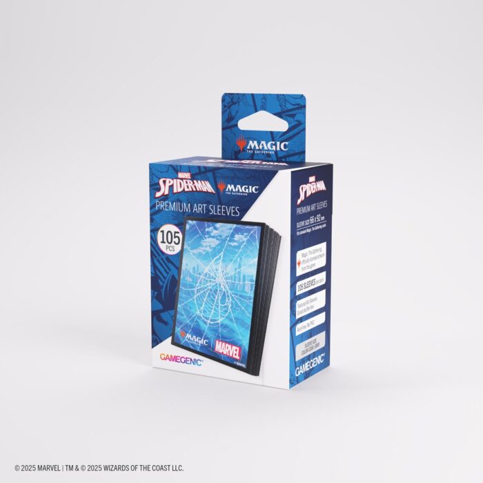 Gamegenic – Magic The Gathering x Spider-Man Premium Art Sleeves – “Spider-Man Island” (105)