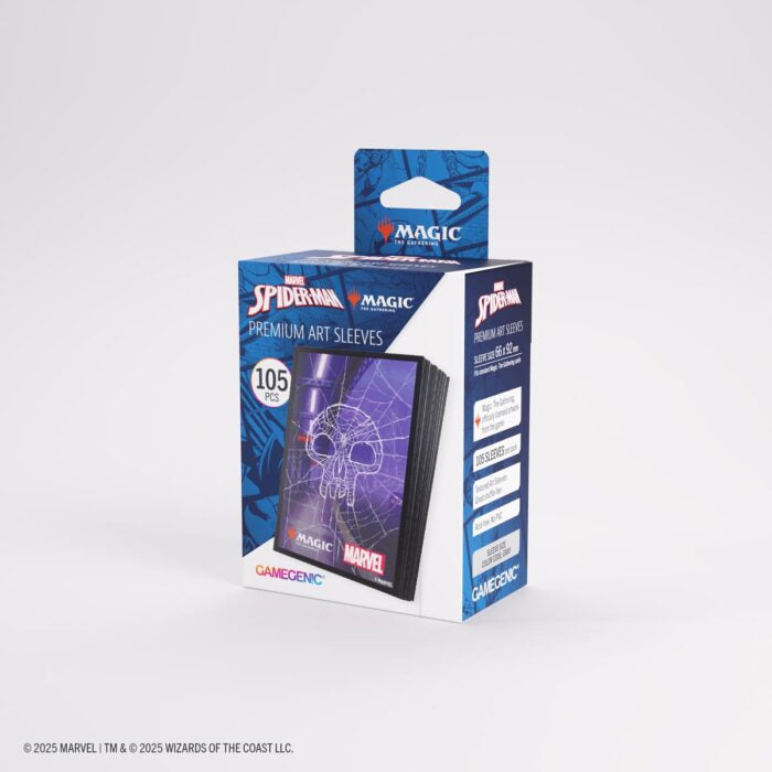 Gamegenic – Magic The Gathering x Spider-Man Premium Art Sleeves – “Spider-Man Swamp” (105)