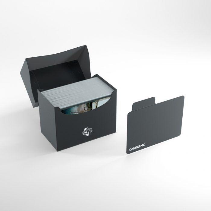 Deck Box Gamegenic Side Holder 80+ Black – Per Carte TCG