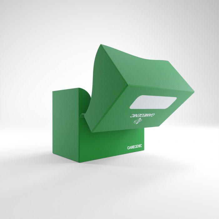 Deck Box Gamegenic Side Holder 80+ Green – Per Carte TCG