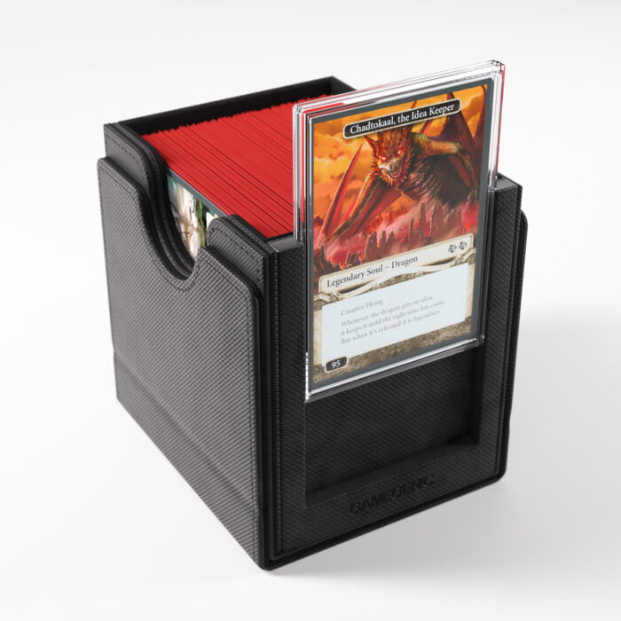 Deck Box Gamegenic Sidekick PRO 100+ XL Convertible Black – Per Carte TCG / Commander