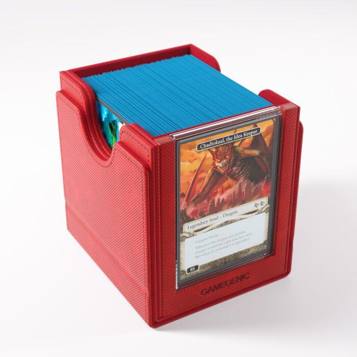 Deck Box Gamegenic Sidekick PRO 100+ XL Convertible Red – Per Carte TCG / Commander