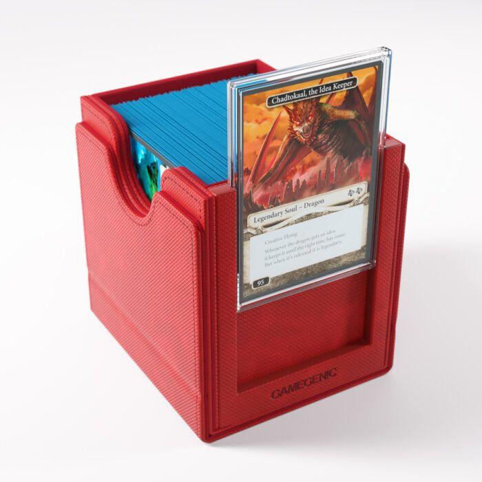 Deck Box Gamegenic Sidekick PRO 100+ XL Convertible Red – Per Carte TCG / Commander