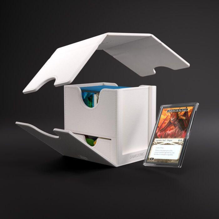 Deck Box Gamegenic Sidekick PRO 100+ XL Convertible White – Per Carte TCG / Commander