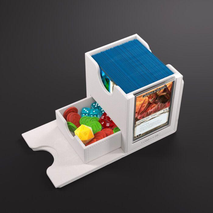 Deck Box Gamegenic Sidekick PRO 100+ XL Convertible White – Per Carte TCG / Commander