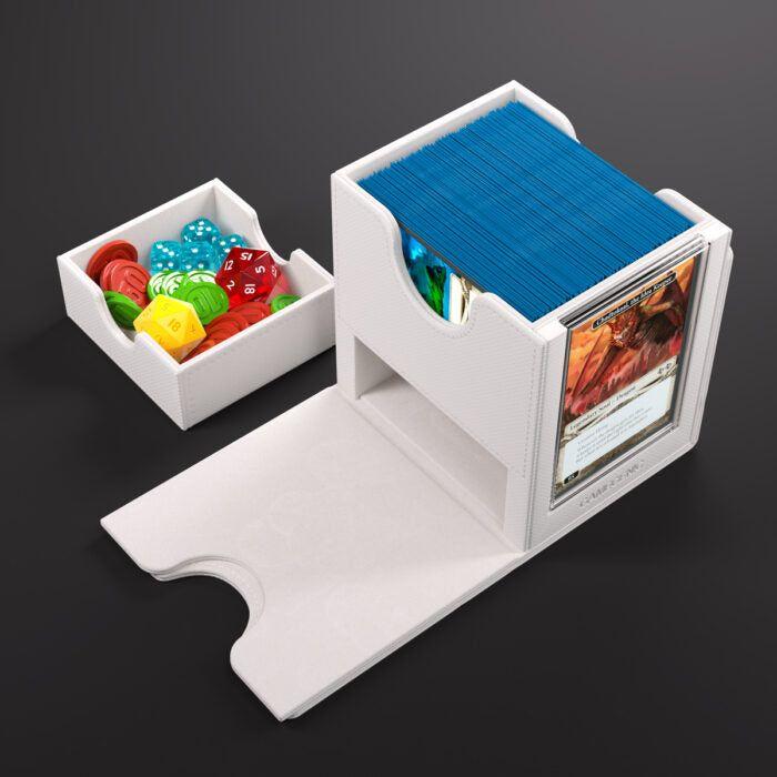 Deck Box Gamegenic Sidekick PRO 100+ XL Convertible White – Per Carte TCG / Commander